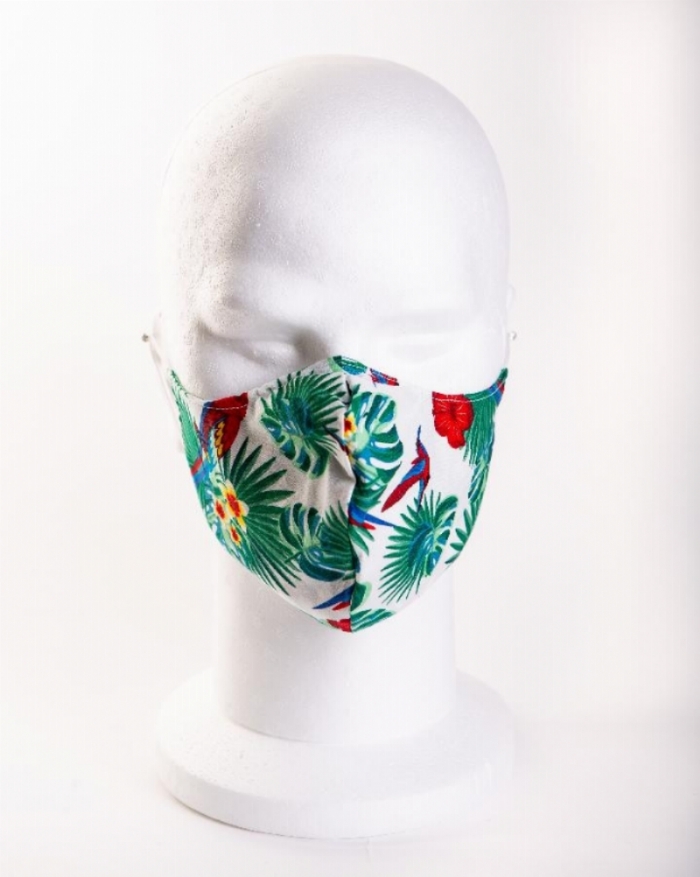 Rose & Parrot Ivory Face Mask 100% Cotton