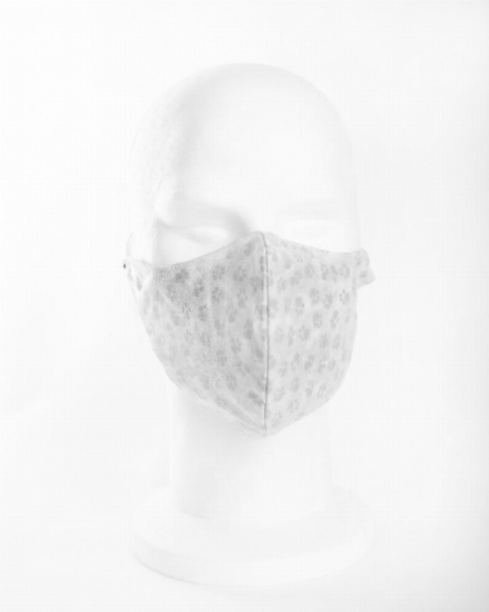 Grey Paws Face Mask 100% cotton