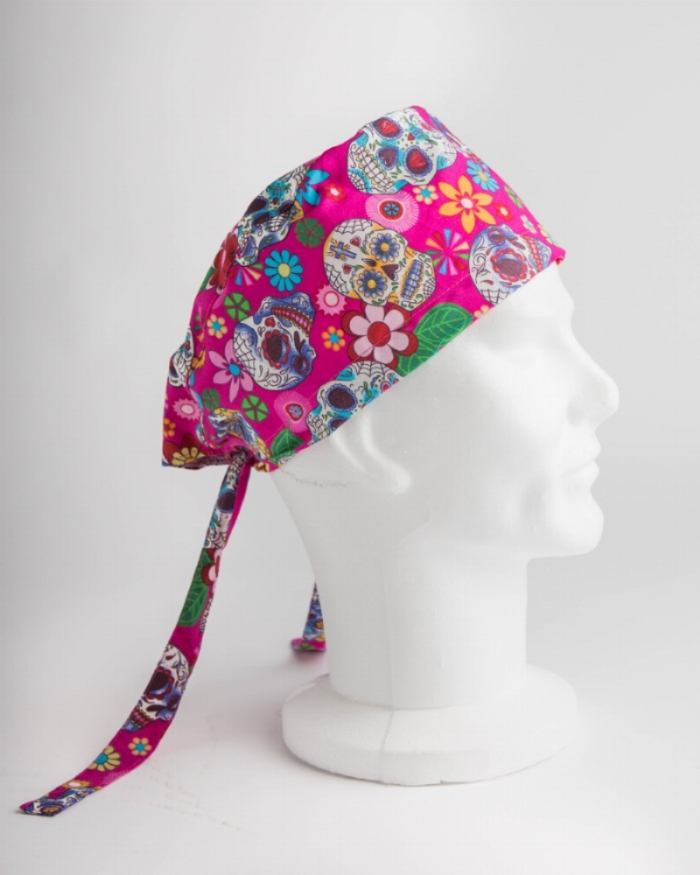 Pink Halloween Surgeons Hat 100% Cotton