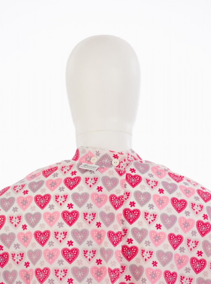 Summer Hearts Surgical Gown 100% Cotton