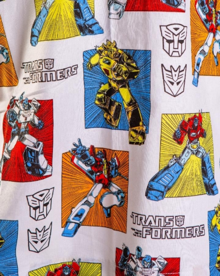 Transformers Short Sleeve Scrub Top 100% Cotton