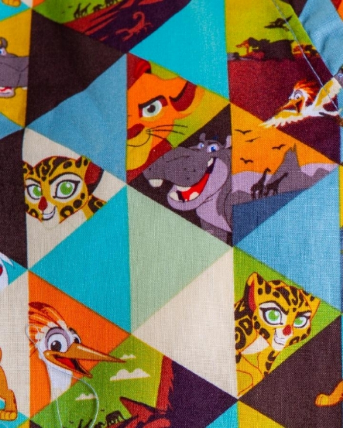 Disney Lion King Short Sleeve Scrub Top 100% Cotton