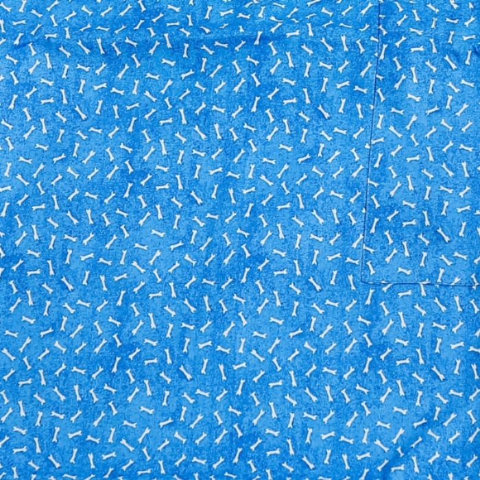 Blue Bones Short Sleeve Scrub Top 100% Cotton