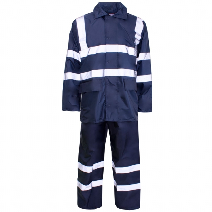 Supertouch Polyester/PVC Reflective Rain Suit