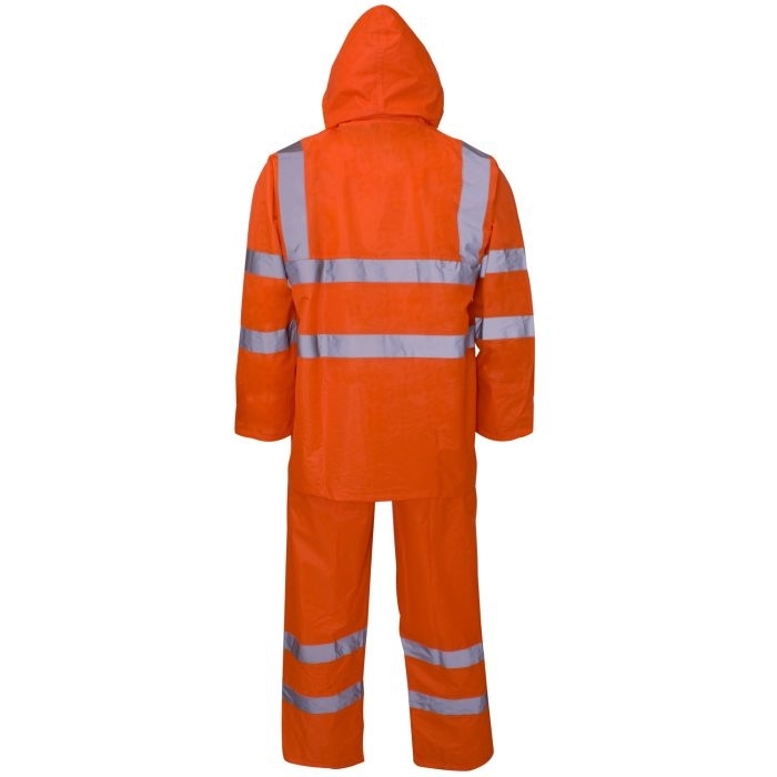 Supertouch Polyester/PVC Reflective Rain Suit