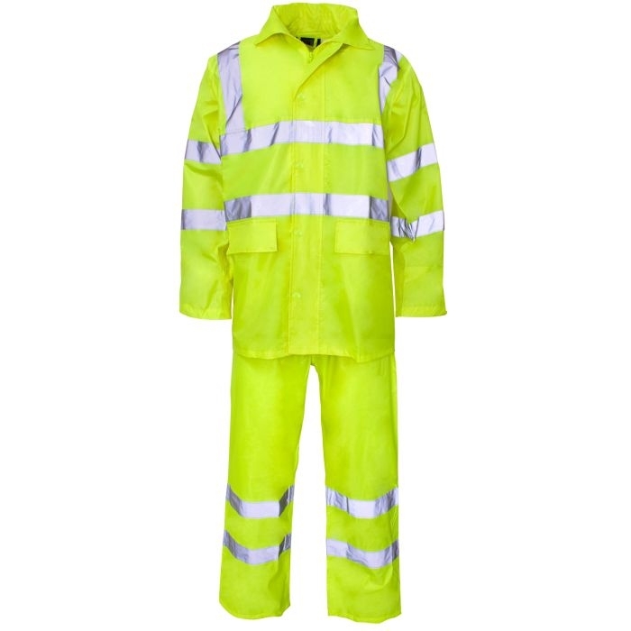 Supertouch Polyester/PVC Reflective Rain Suit