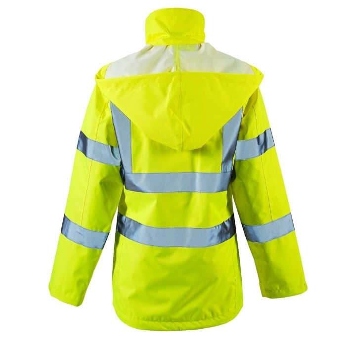 Ladies Hi Vis Yellow Sophia Lightweight Jacket