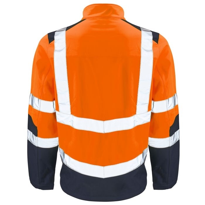 Supertouch Hi Vis 2 Tone Orange Softshell Jacket