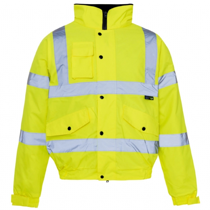 Supertouch Hi Vis Yellow Standard Storm Bomber Jacket