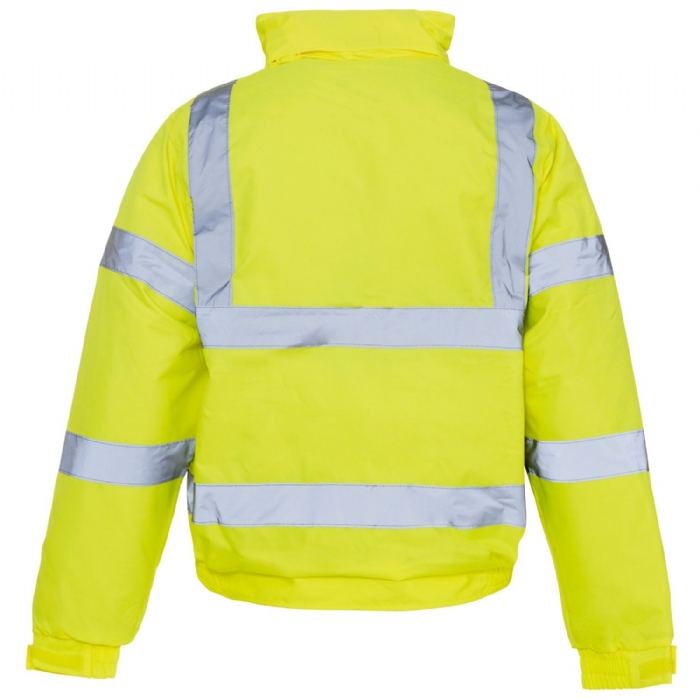 Supertouch Hi Vis Yellow Standard Storm Bomber Jacket