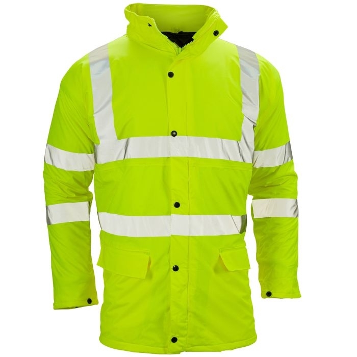 Stormflex® Hi Vis Yellow PU Padded Parka