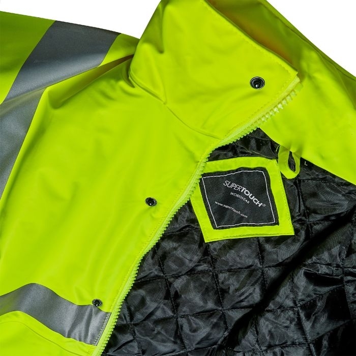 Stormflex® Hi Vis Yellow PU Padded Parka