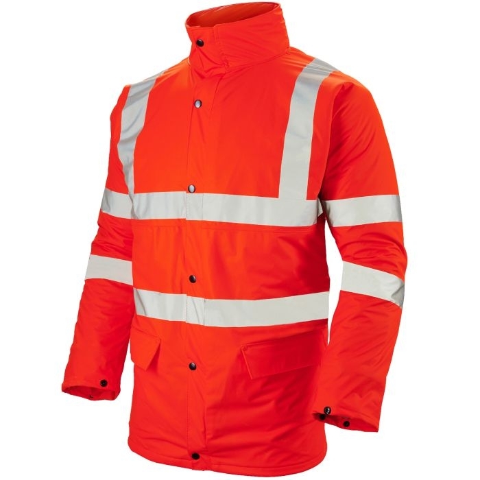 Stormflex® Hi Vis Orange PU Padded Parka