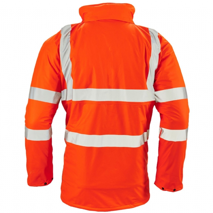 Stormflex® Hi Vis Orange PU Padded Parka