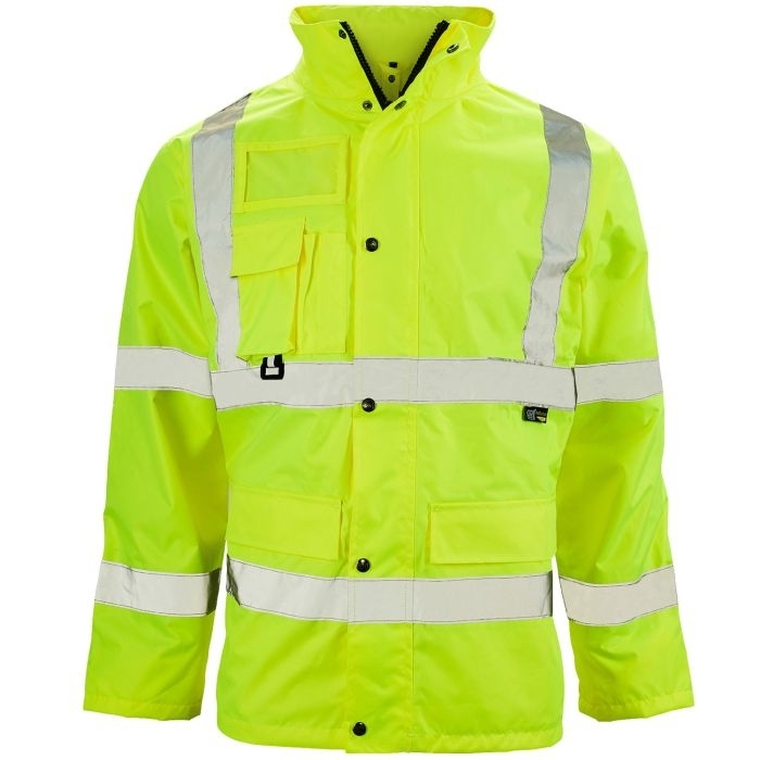 Supertouch Hi Vis Yellow Breathable Jacket