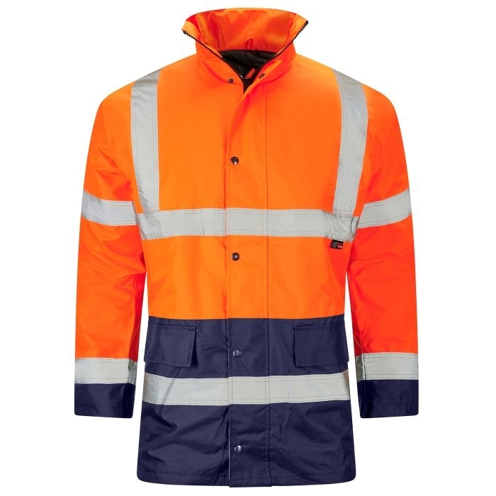 Supertouch Hi Vis Orange 2 Tone Parka