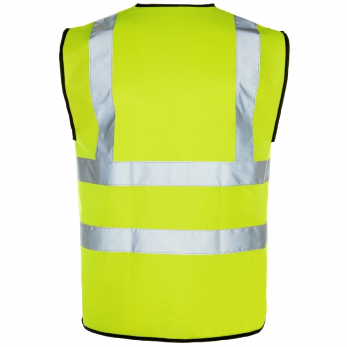 Supertouch Hi Vis Yellow Velcro Vest