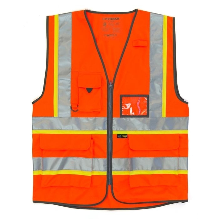 Supertouch Hi Vis Orange Executive Vest WSL