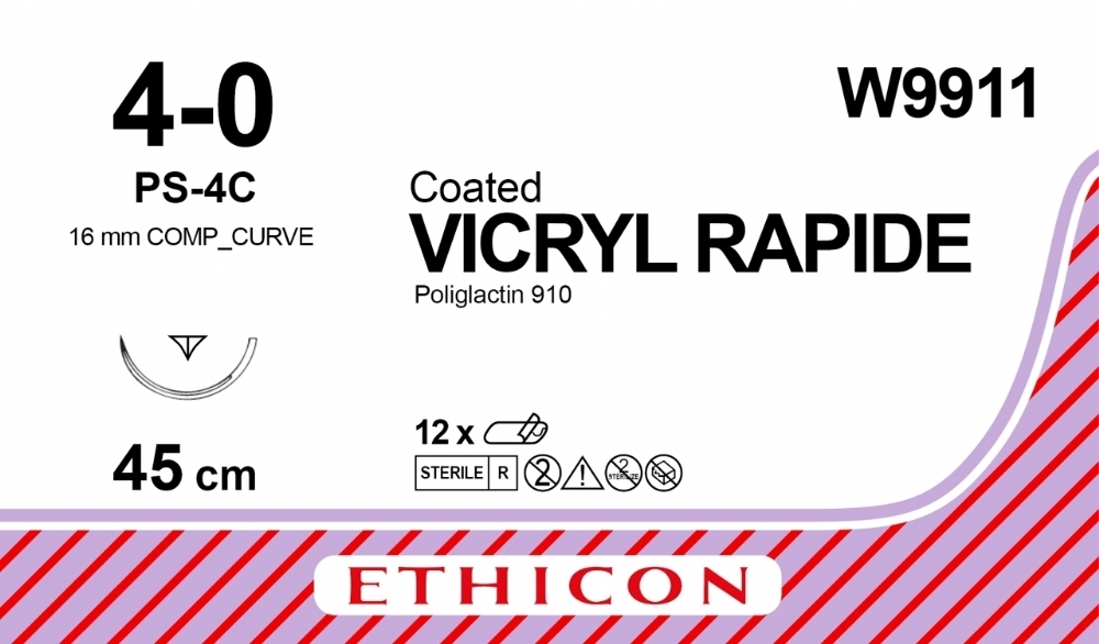 Ethicon VICRYL RAPIDE Braided Polyglactin 910 Absorbable Surgical Ethicon VICRYL RAPIDE Braided Polyglactin 910 Absorbable Surgical