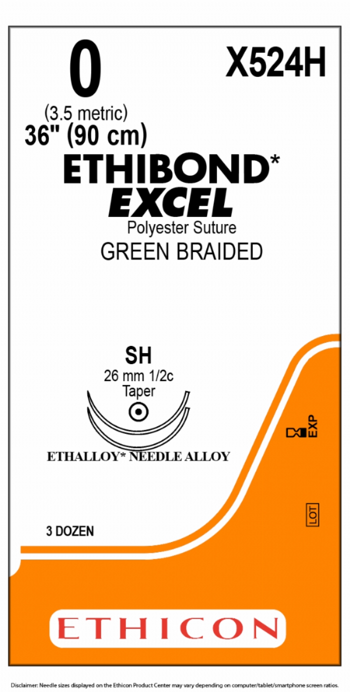 ETHIBOND EXCEL® Polyester Suture