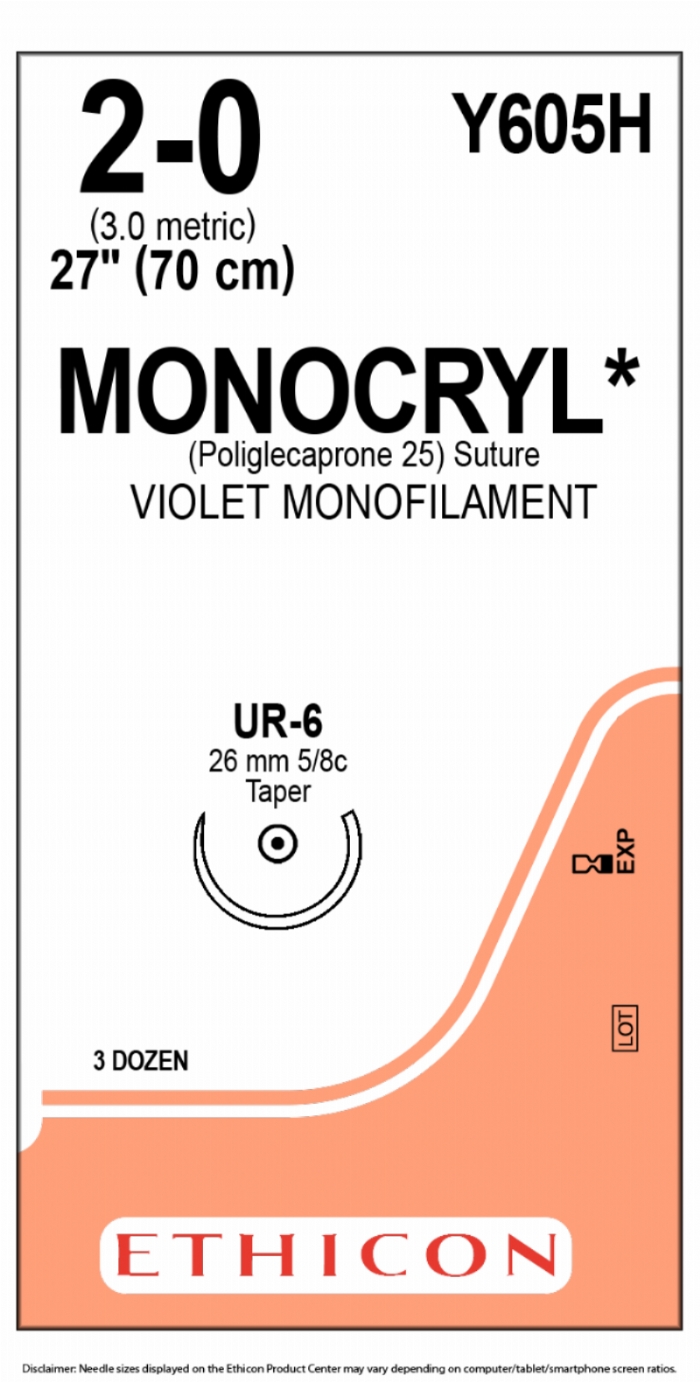 MONOCRYL (poliglecaprone 25) Suture