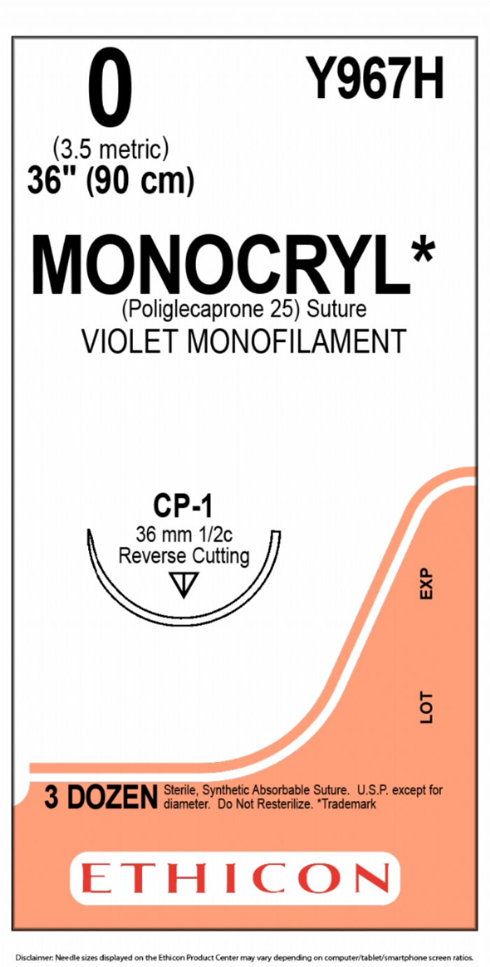 MONOCRYL (poliglecaprone 25) Suture
