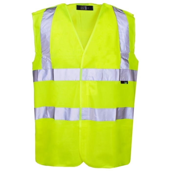 Supertouch Hi Vis Yellow Pull Apart Vest