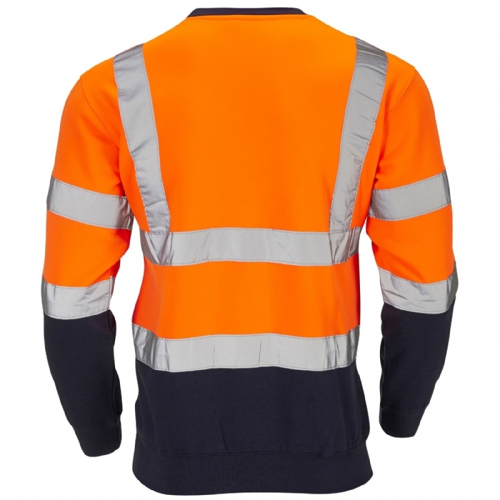 Hi-Vis 2 Tone Orange Sweatshirt