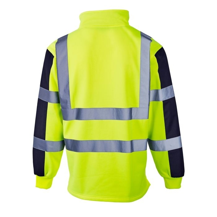 Hi Vis 2 Tone Yellow Rugby Shirt