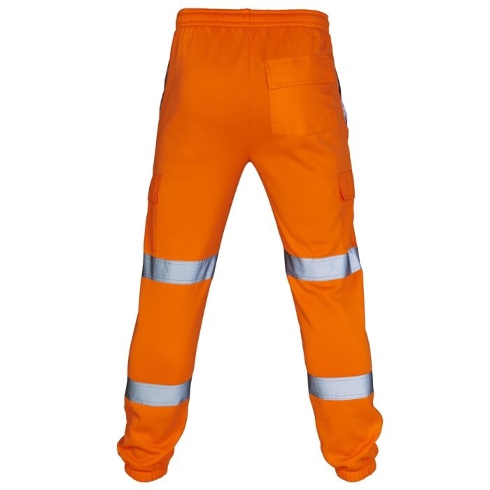 Hi Vis Orange 2 Tone Jogging Bottoms