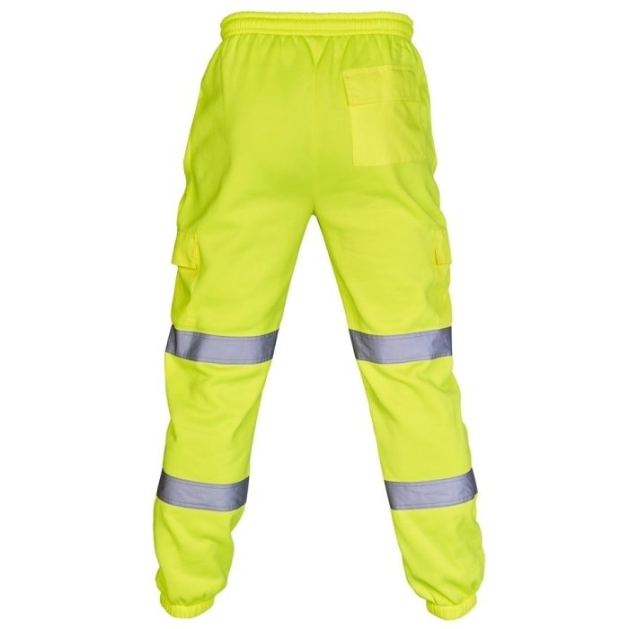 Hi Vis Yellow 2 Tone Jogging Bottoms