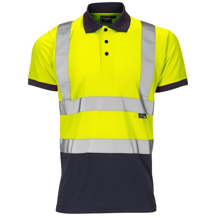 Hi-Vis 2 Tone Yellow Polo Shirt