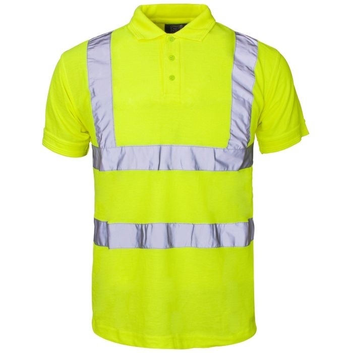 Hi Vis Yellow Polo Shirt