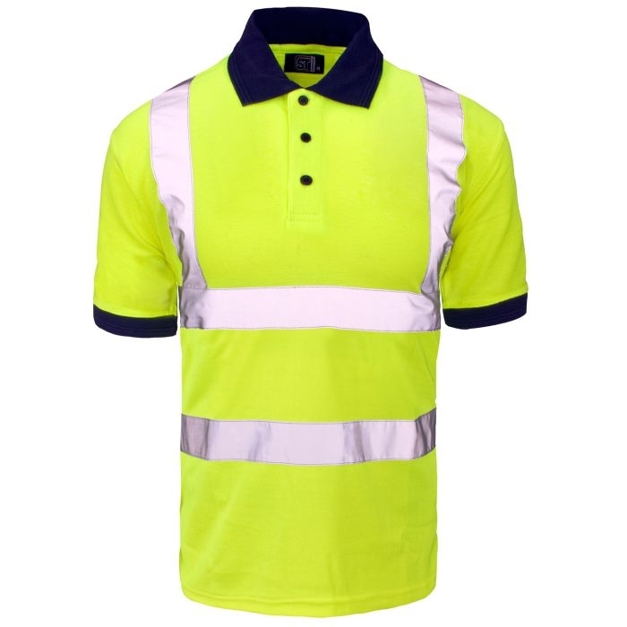 Hi Vis Yellow Polo Shirt