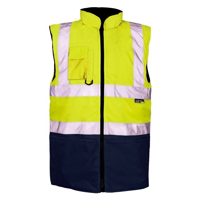 Yellow/Navy 2 Tone Bodywarmer