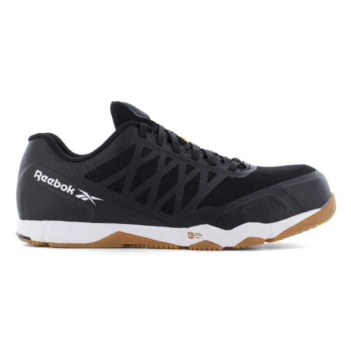 Reebok R4450 Spped TR Safety Black Composite ESD Safety Trainer