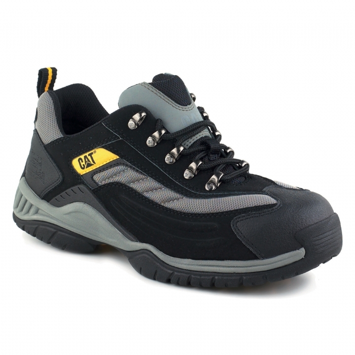 Caterpillar Moor Black/Silver Safety Trainer