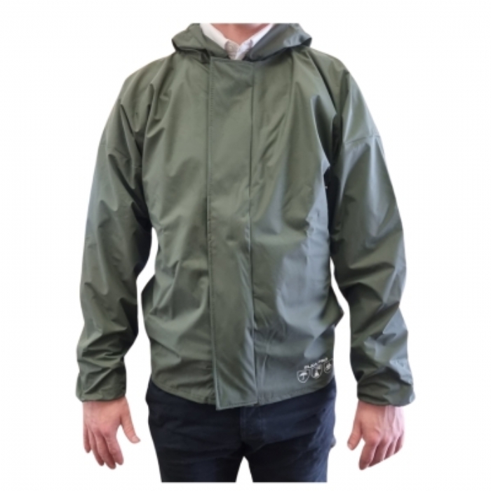240G PU ELKA CLEANING JACKET, GREEN