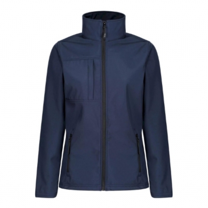 REGATTA LADIES OCTAGON II SOFTSHELL JACKET, NAVY