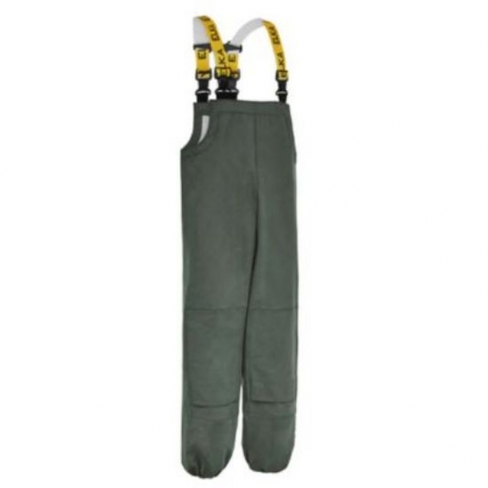 240G PU ELKA CLEANING BIB & BRACE WITH KNEE PADS