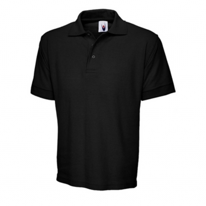 250 GSM ULTIMATE COTTON POLOSHIRT, BLACK