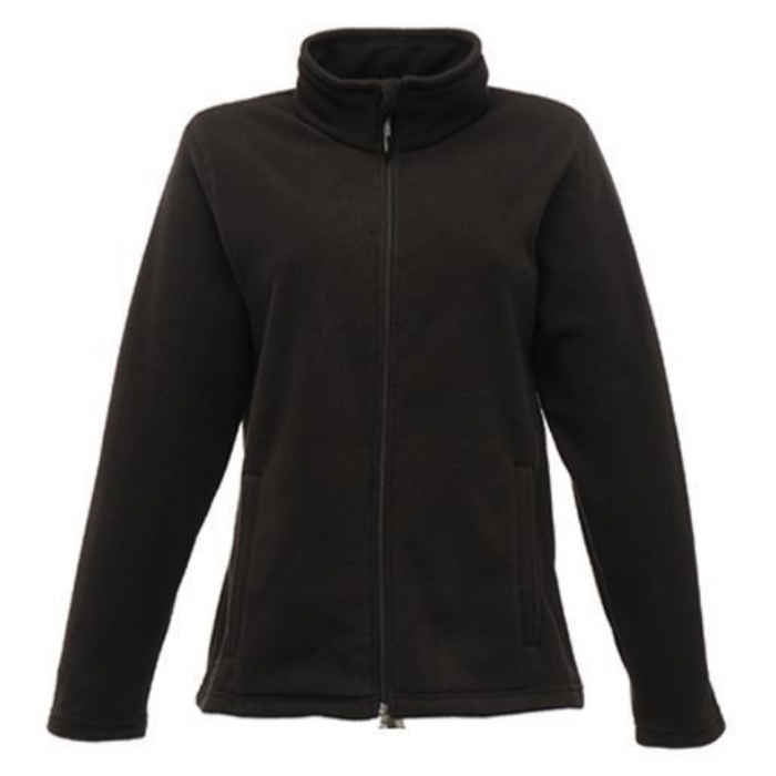 REGATTA LADIES FULL-ZIP MICRO FLEECE, BLACK