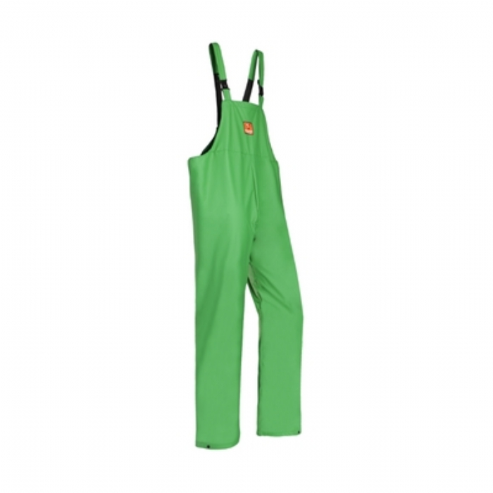 MAVERIC CHEMICAL ANTI-SPRAY BIB & BRACE, GREEN