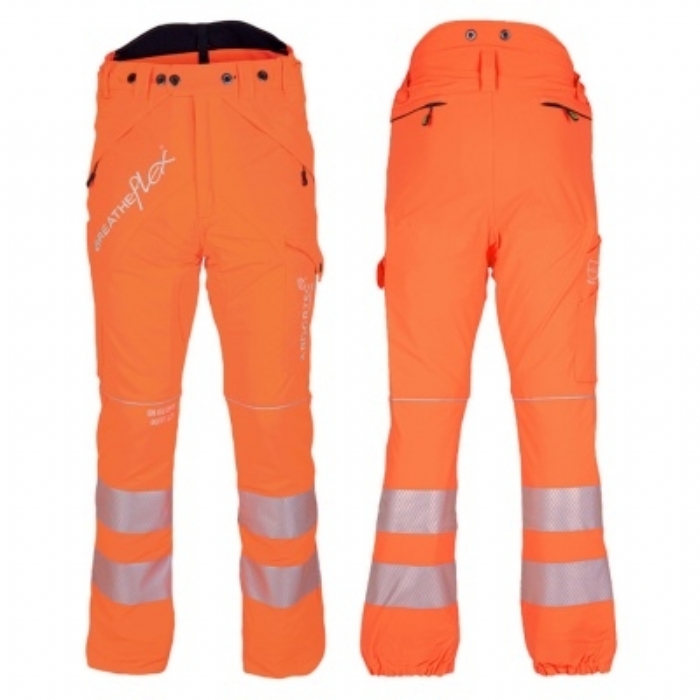 CHAINSAW TROUSER, HIVIS ORANGE, BREATHFLEX, TYPE C/CLASS 3