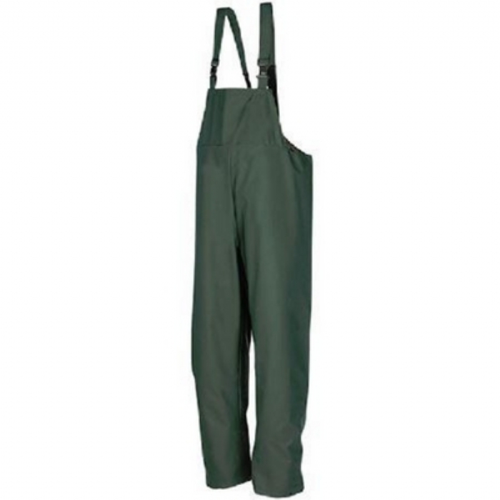 BODYFLEX BIB & BRACE PU TROUSER, GREEN