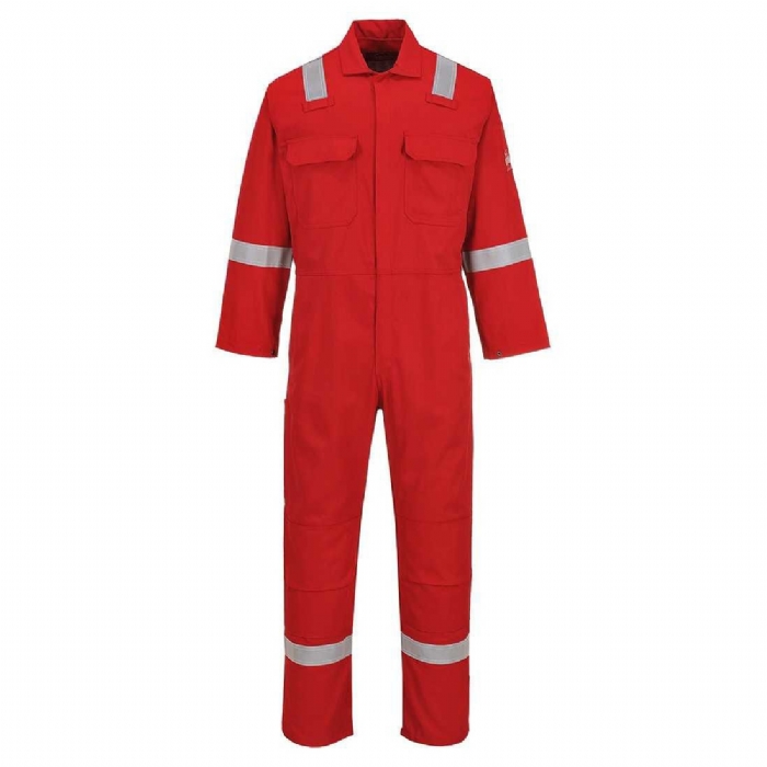 BIZWELD FLAME RETARDANT COVERALL RED
