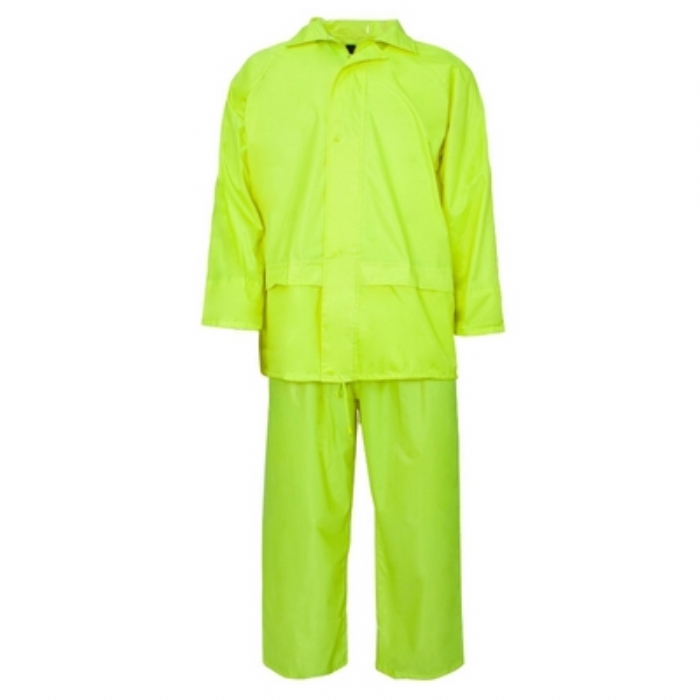 SUPERTOUCH RAINSUIT POLYESTER/PVC, YELLOW