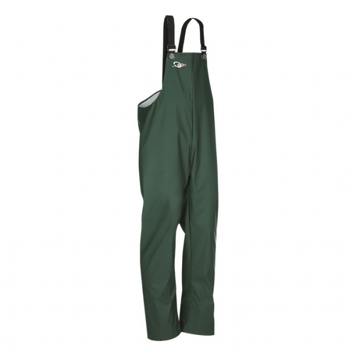 SIOEN BANDUNG BIB & BRACE TROUSER, GREEN, FLEXOTHANE ESSENTIAL