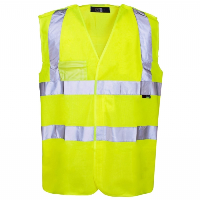 SUPERTOUCH HI-VIS PULL APART VEST, YELLOW