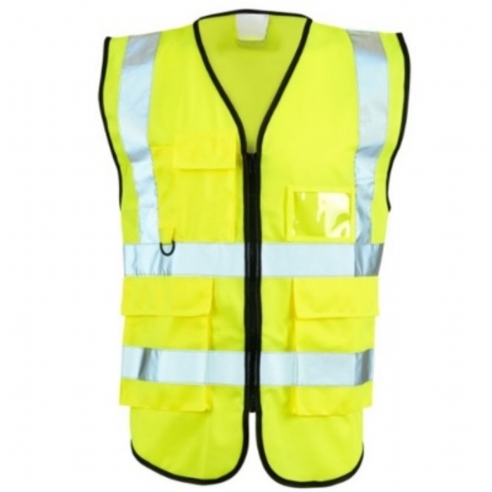 BODYTECH EXECUTIVE HI-VIS VEST, YELLOW